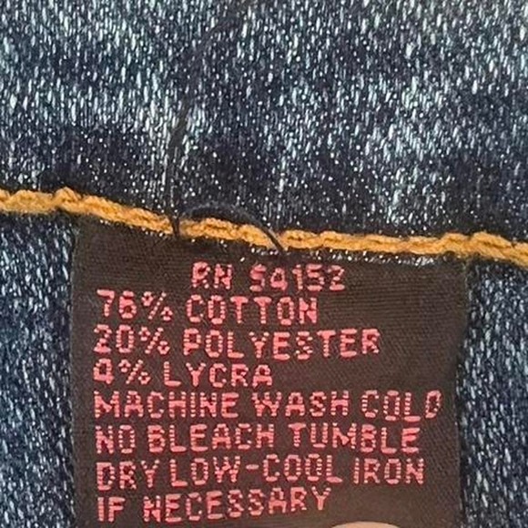 Y2K Vintage 70's Styled Jeans with Embroidered Design - Picture 8 of 8